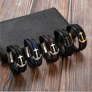 Men’s Sailor leather bracelets